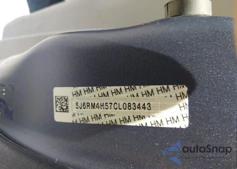 2012 Honda Cr-V Ex z USA, uszkodzony, nr VIN 5J6RM4H57CL083443